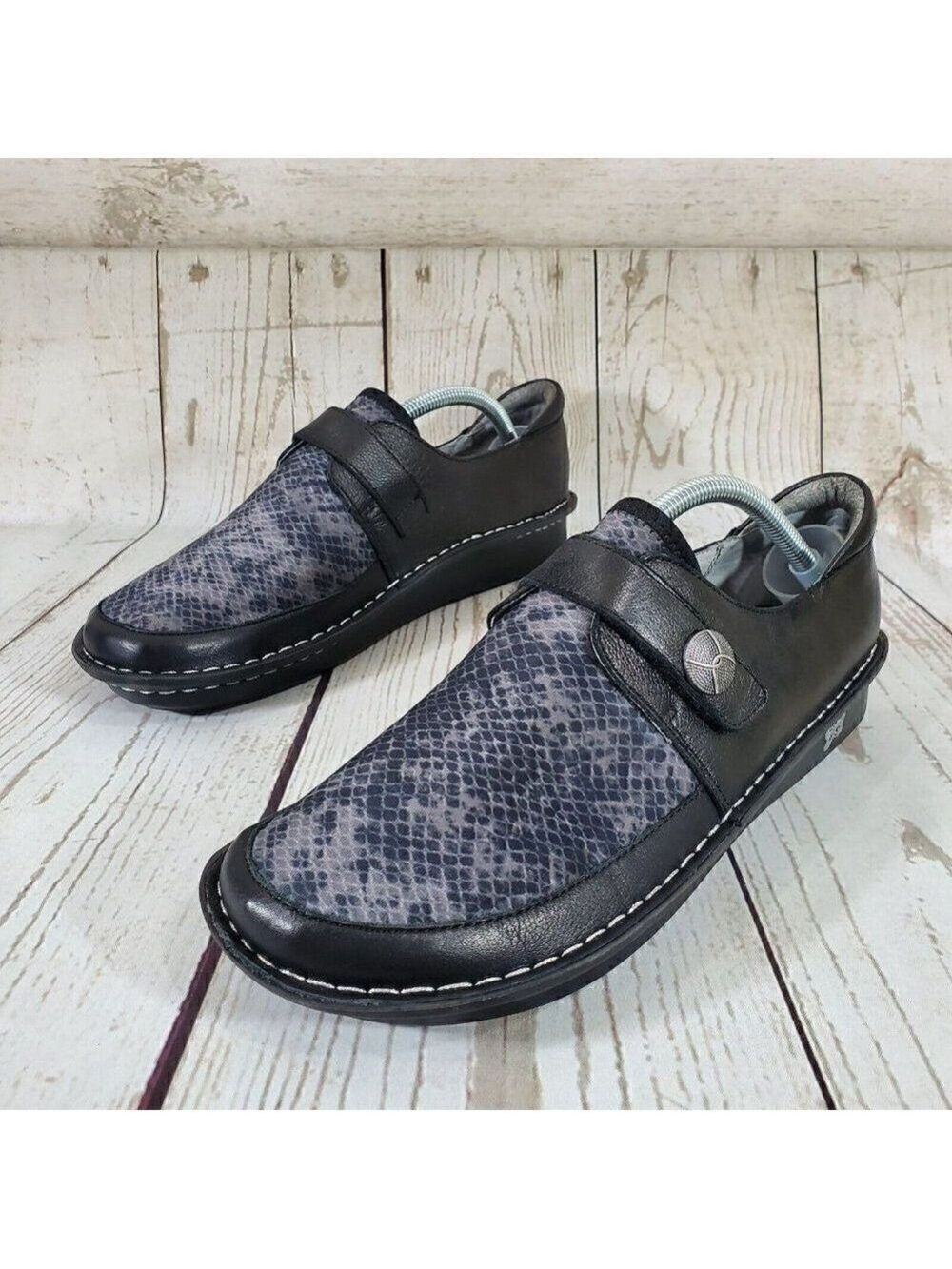 Alegria Brenna Snake Print Womens Size 41 US 10.5-11 Loafers Shoes Bre-7829